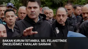 Bakan Kurum İstanbul Sel Felaketinde Önceliğimiz Yaraları Sarmak
