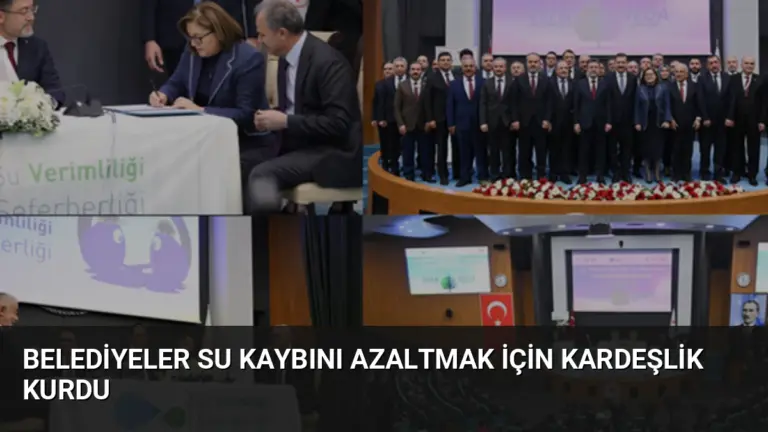 Belediyeler Su Kaybını Azaltmak İçin Kardeşlik Kurdu