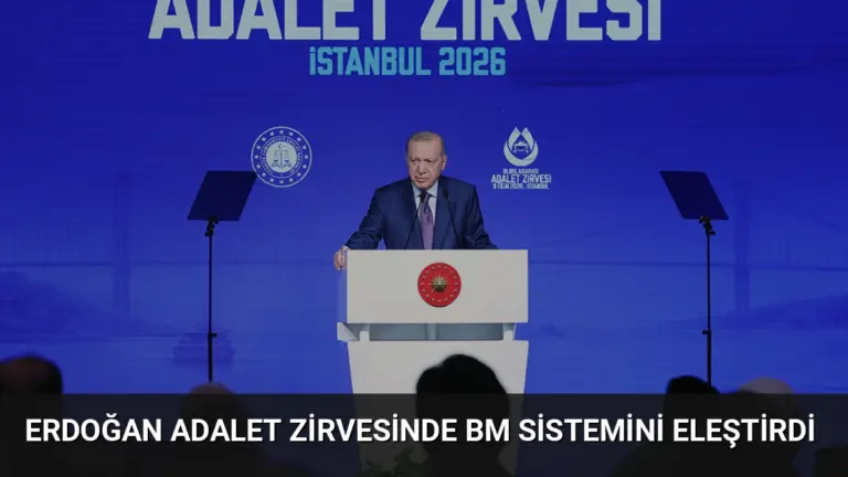 Erdoğan Adalet Zirvesinde BM Sistemini Eleştirdi