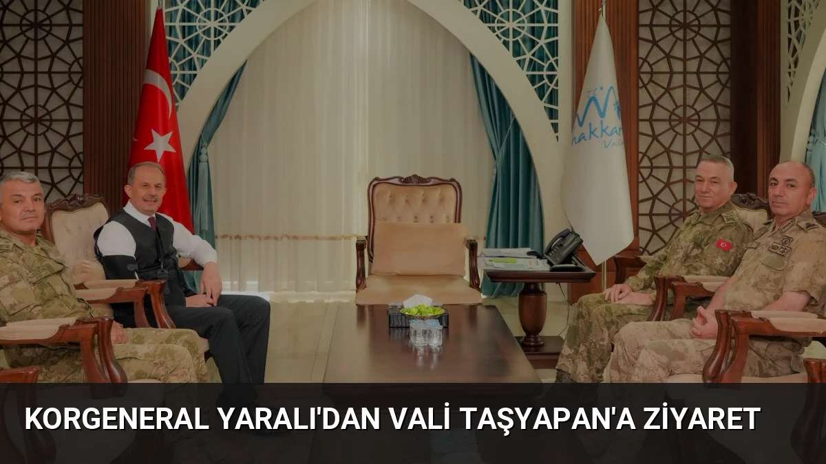 Korgeneral Yaralı’dan Vali Taşyapan’a Ziyaret
