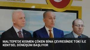 Maltepe’de Kısmen Çöken Bina Çevresinde TOKİ ile Kentsel Dönüşüm Başlıyor
