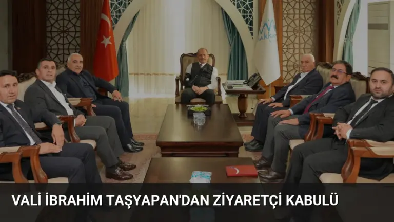 Vali İbrahim Taşyapan’dan Ziyaretçi Kabulü