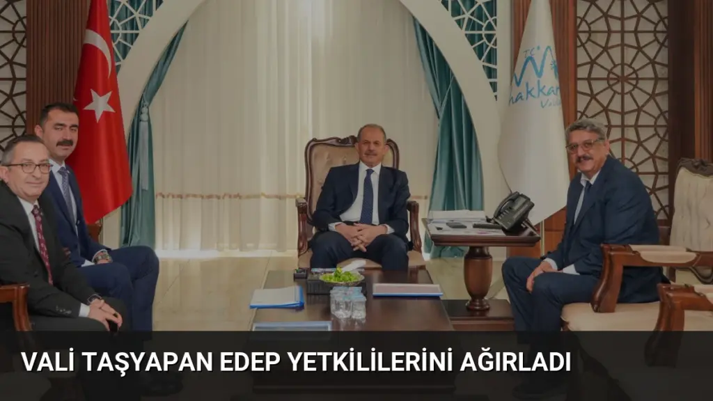 Vali Taşyapan EDEP Yetkililerini Ağırladı