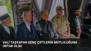 Vali Taşyapan Genç Çiftlerin Mutluluğuna Ortak Oldu